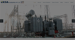 Desktop Screenshot of ksapowerinfra.com